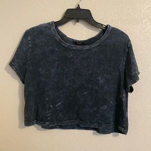 Distressed Crop Tee